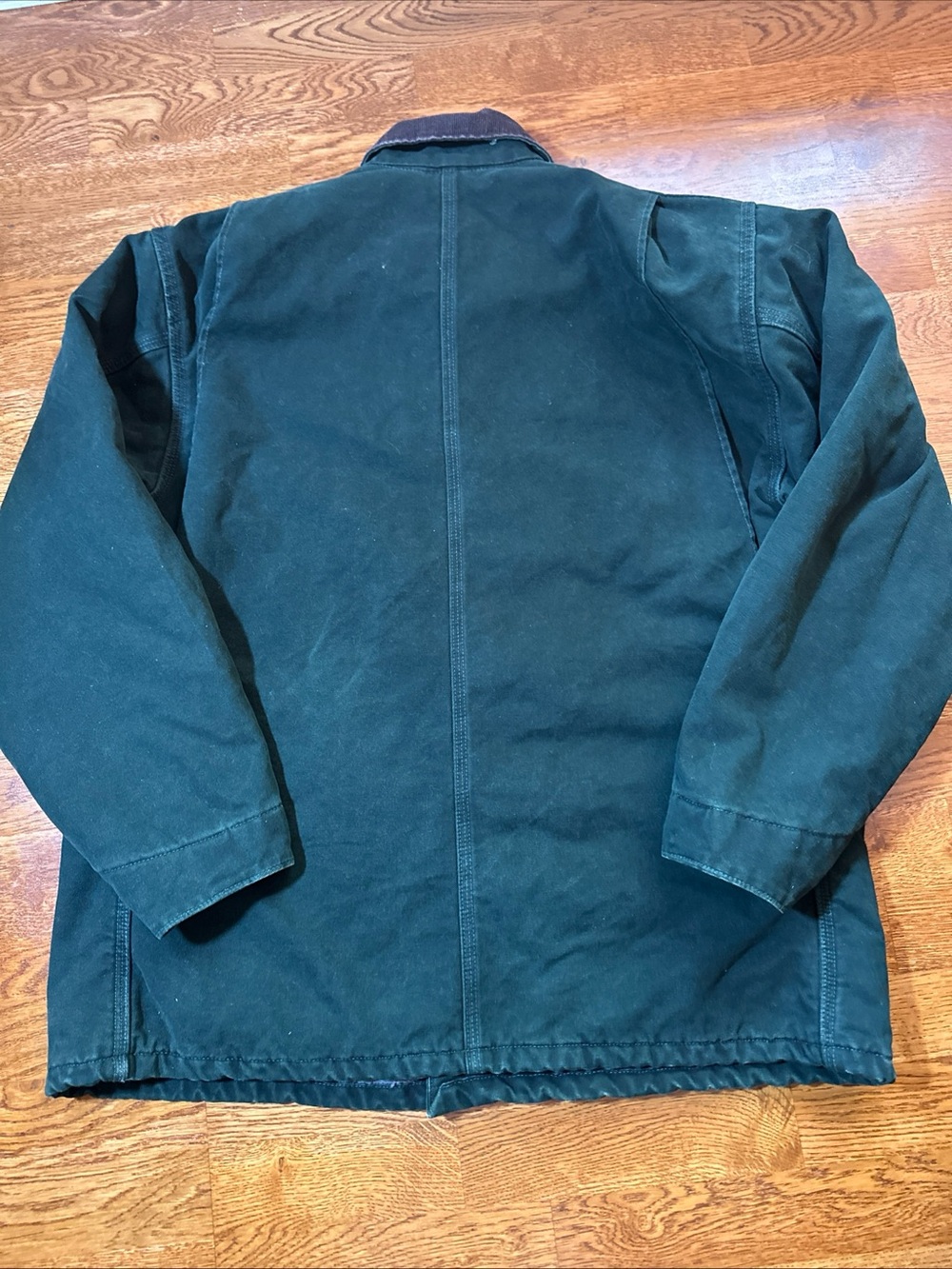 Rare Vintage Carhartt Blanket-Lined Chore Coat “Spruce Green” C02 SPC Men’s XL - Picture 3 of 5